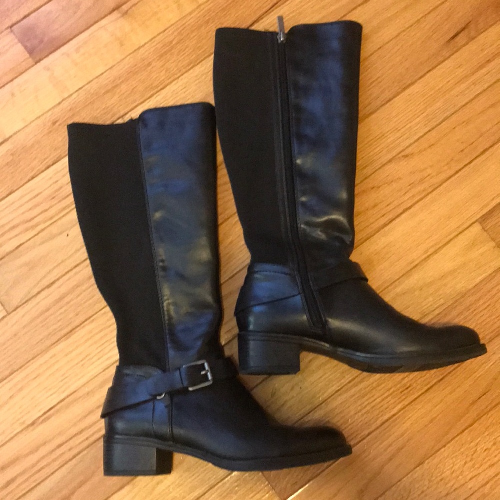High black boots